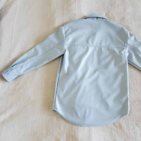 House of Harlow sky tone pleather jacket - Picture 3 of 3